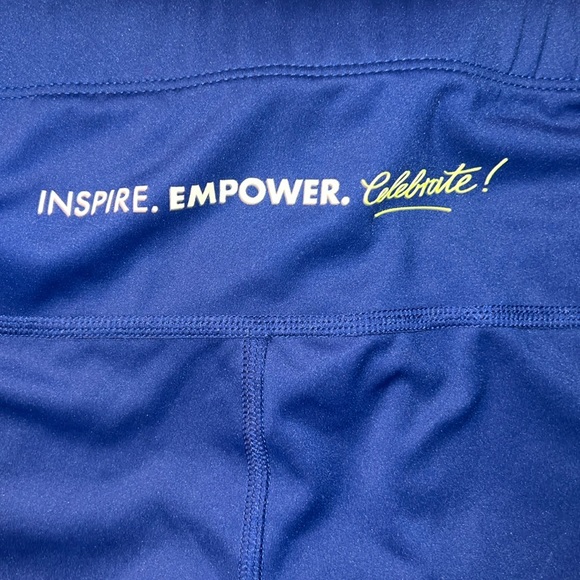 Adidas Multi Colored Blue Athletic Leggings Size XL - Picture 8 of 8